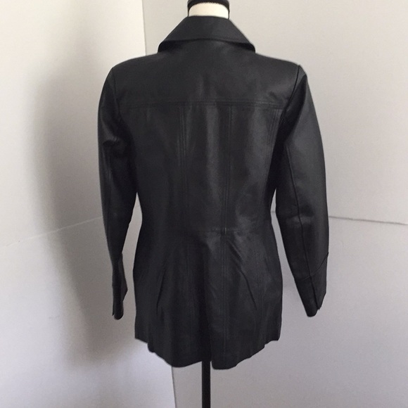EAST 5th | Black Leather Jacket - Picture 3 of 8